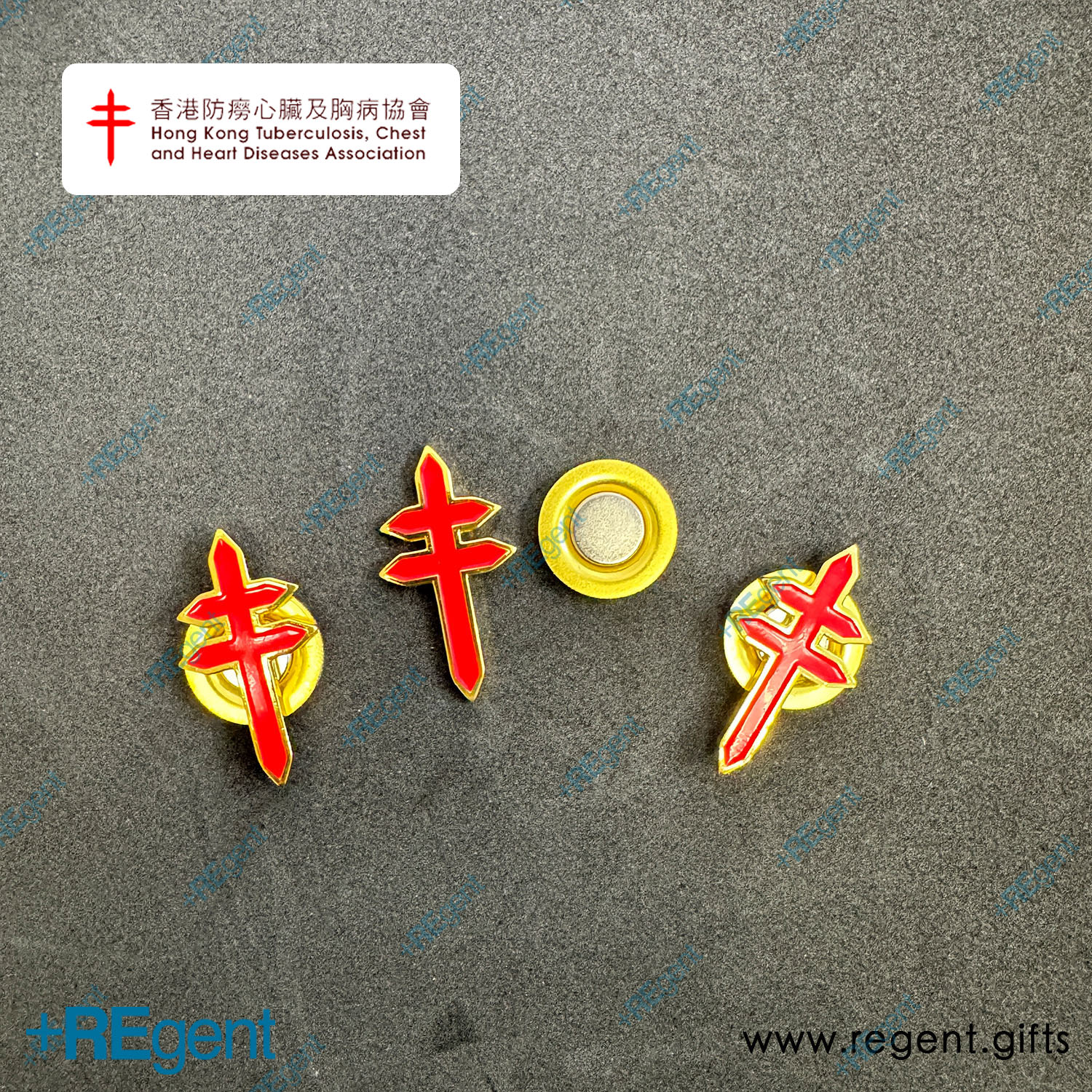 【專業訂造】香港防癆心臟及胸病協會：匯浚禮品金屬磁鐵襟章工藝解析