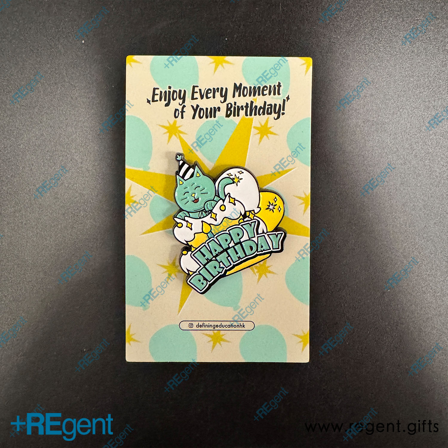 Ninghao Education (Defining Education) Custom Metal Enamel Badges: High-Quality Brand Gifts for Educational Institutions. - 231