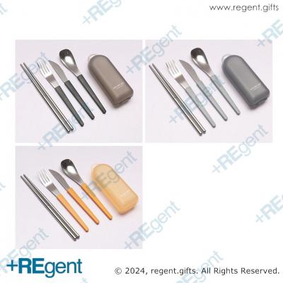 21268 - 不銹鋼摺疊便攜餐具