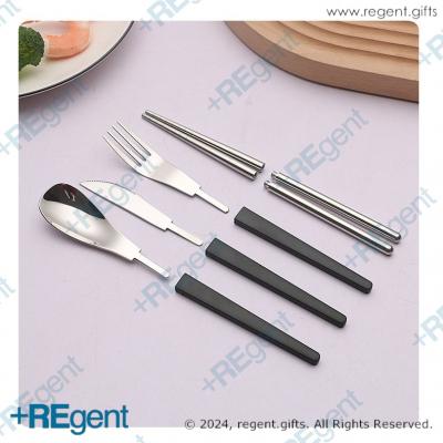 21268 - 不銹鋼摺疊便攜餐具