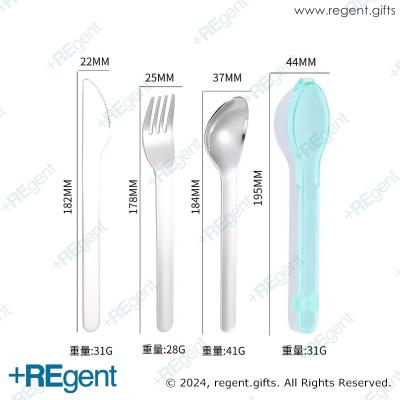 21272 - 304不鏽鋼環保餐具3件套