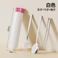 21334 - 304不鏽鋼蝴蝶結餐具套裝三件套 便攜環保餐具禮品推薦 自用送禮必備