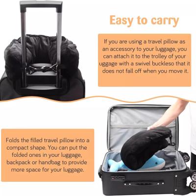 21356 - 廉航神器U型枕多功能頸枕可填充衣物便攜枕套