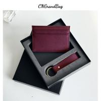 Regent Gifts 客製化PU皮十字紋大容量證件卡包鑰匙扣套裝, 禮品編號(21361)