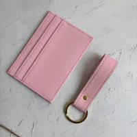 21361 - PU皮十字紋大容量證件卡包鑰匙扣套裝