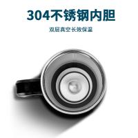21369 - 不鏽鋼大容量保溫杯雙層真空設計帶吸管手柄冰霸杯隨行杯40oz