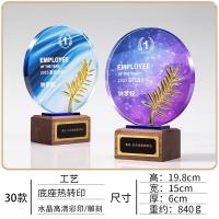 圓形水晶員工獎｜熱轉印年度之星表彰 - 21435