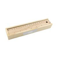 12色木盒彩鉛定製LOGO原木鉛筆教育培訓宣傳禮品 - 21441
