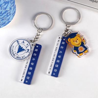 キーホルダーオーダーメイド-アクリルキーホルダー写真・ロゴ印刷 - 21461
