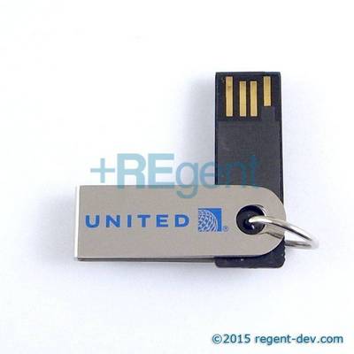 UD078 - 超小型金屬USB手指