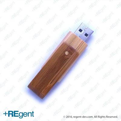 UD212 - 木製旋轉USB手指